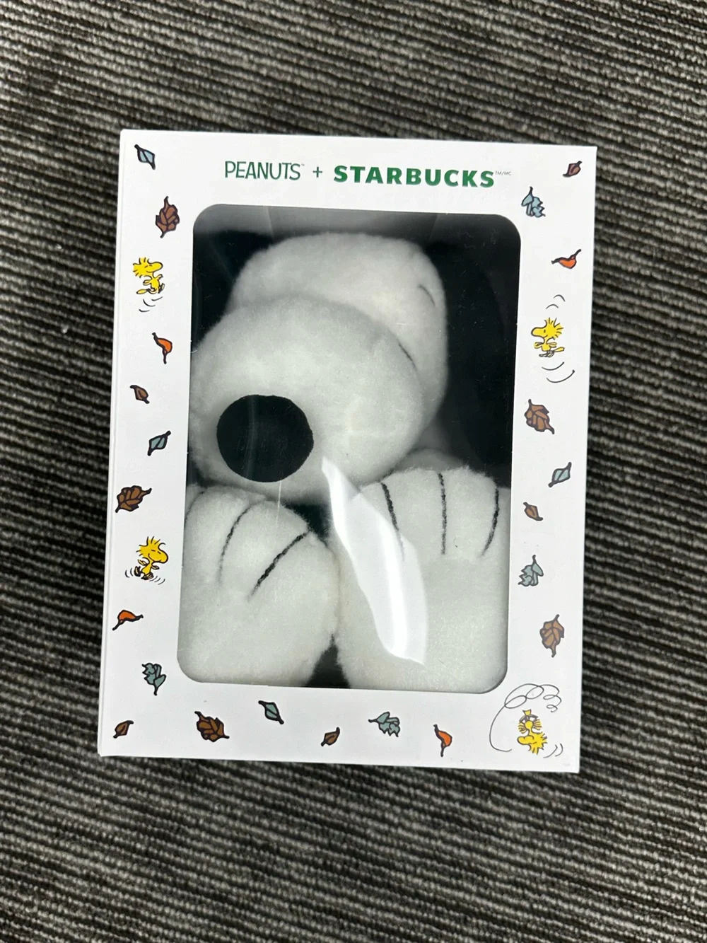 Starbucks Peanuts Snoopy White Plush Bird-Themed Collectible UNOPENED